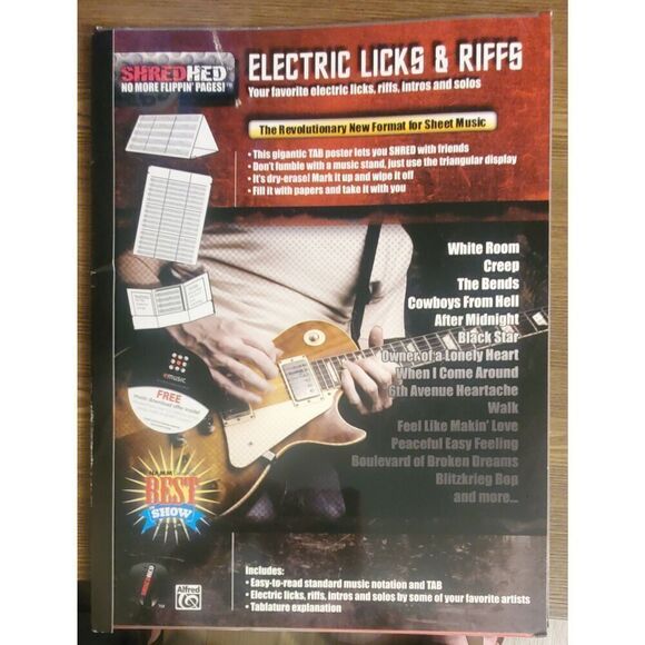 Electric Licks & Riffs: Your Favorite Electric Licks, Riffs, Intros, and Solos, - Picture 6 of 6